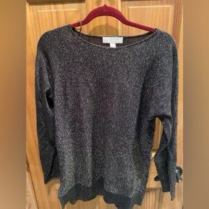 Michael Kors gold & black holiday sweater